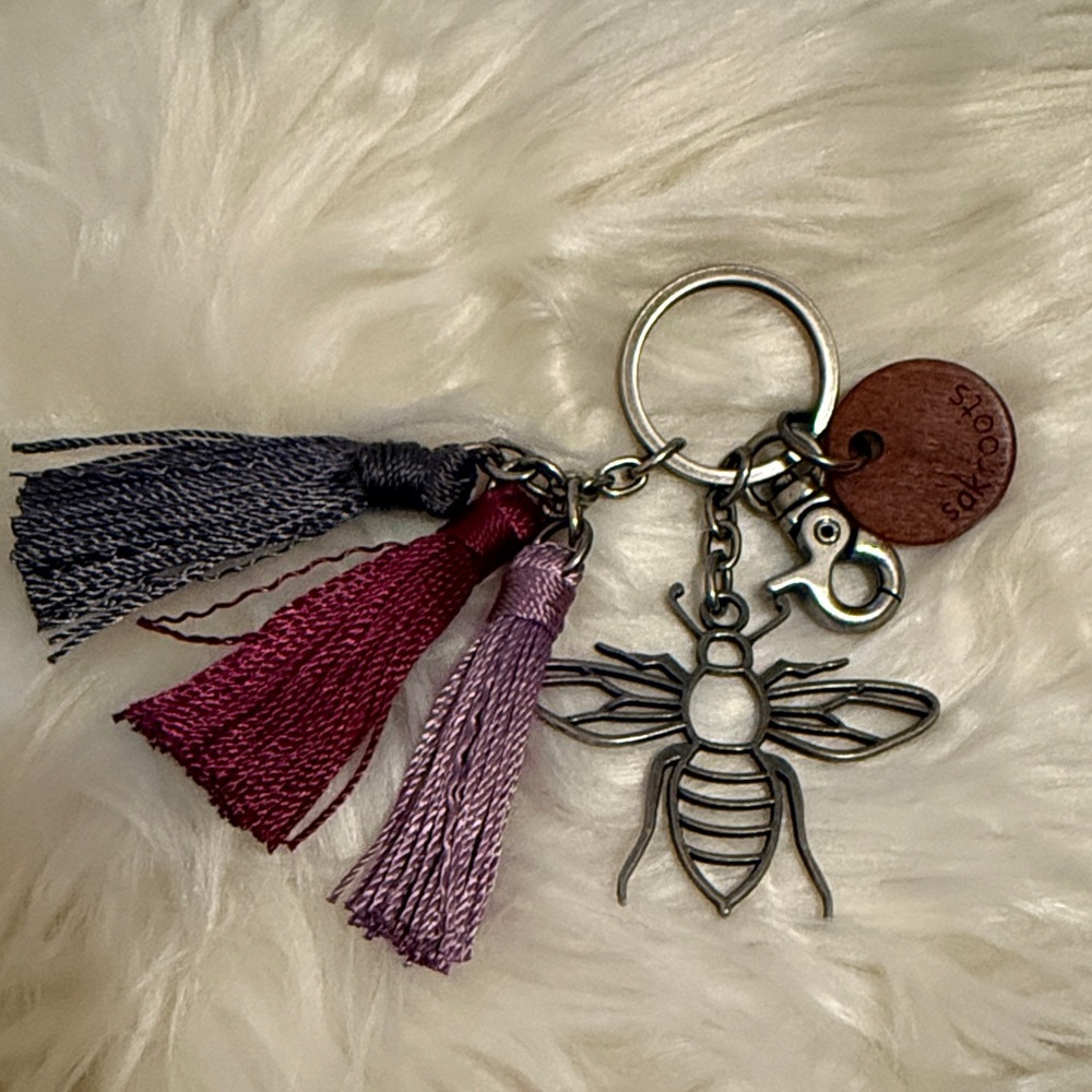 Sakroots Bee Keychain